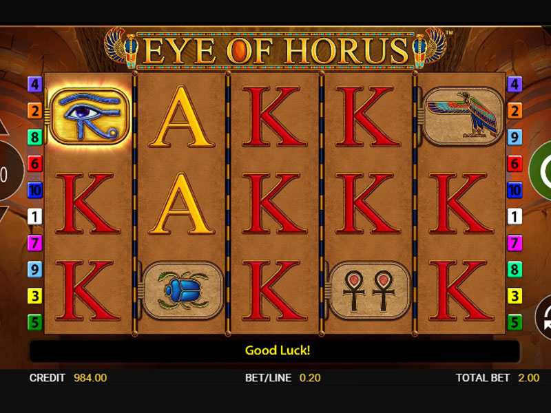 Eye Of Horus Slot: Ein Malerisches Automatenspiel