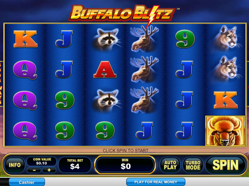 Zocken Sie Buffalo Blitz Slot um Echtgeld mit einem Casino Bonus Code ohne Einzahlung
