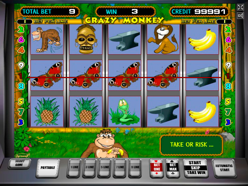 Das Beste Online-Slotspiel Crazy Monkey im Internet-Spielhaus im Jahre 2023