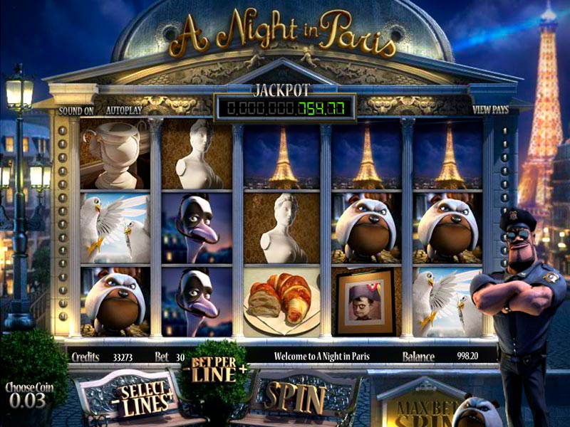 Zocken Sie A Night In Paris Slot um Echtgeld mit einem Casino Bonus Code ohne Einzahlung