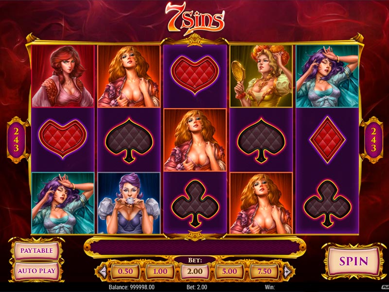Zocken Sie 7 Sins Slot um Echtgeld mit einem Casino Bonus Code ohne Einzahlung