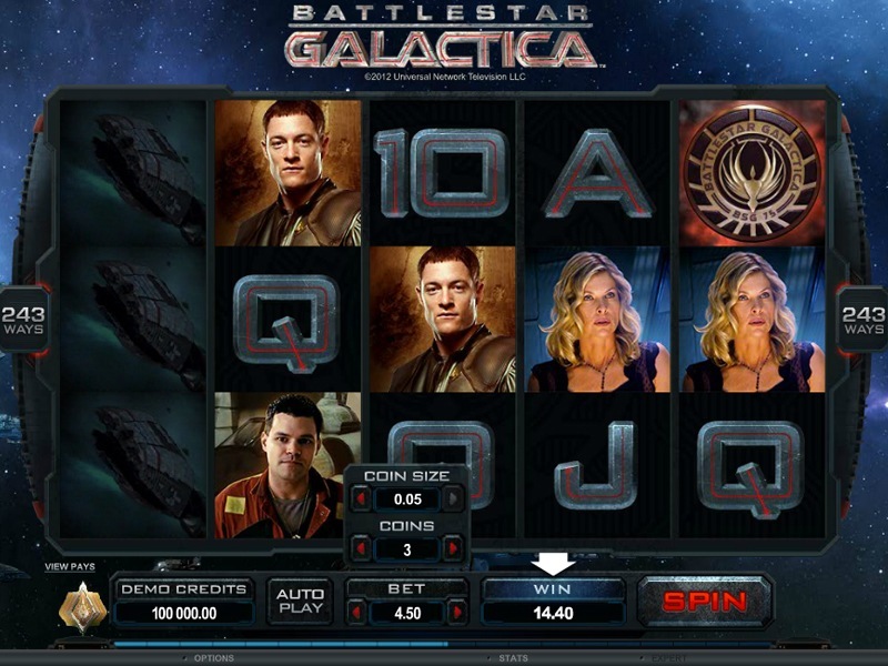 Battlestar Galactica Spielautomat Übersicht auf Sizzling-hot-deluxe-777