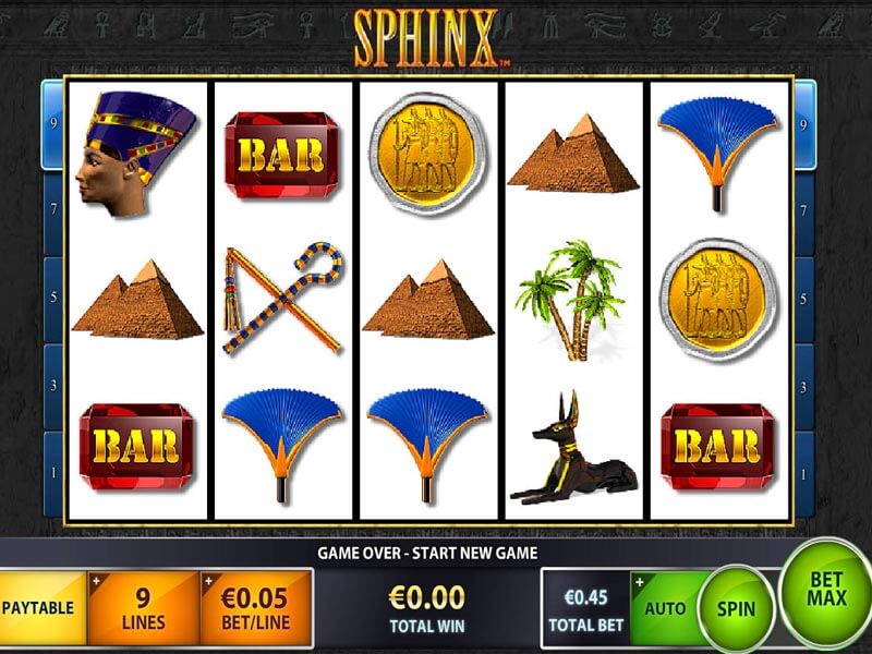 Sphinx Spielautomat Übersicht auf Sizzling-hot-deluxe-777