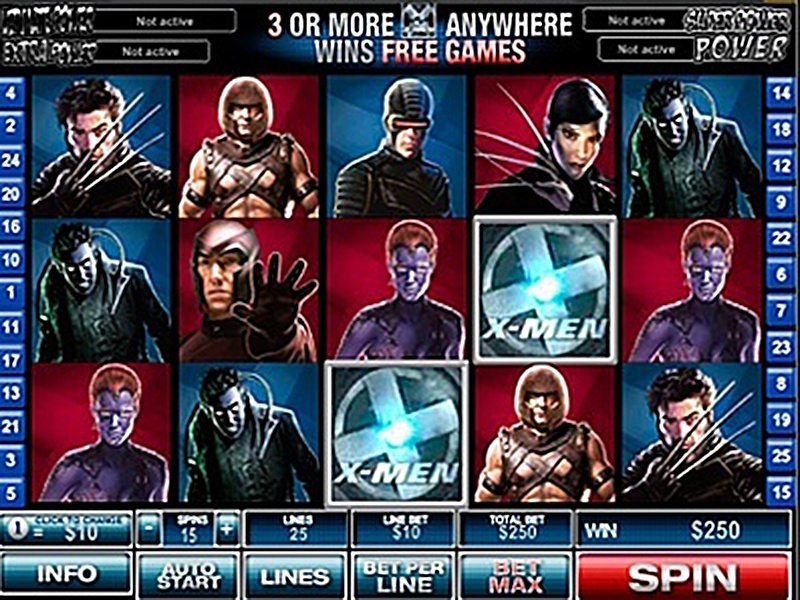 X-Men Spielautomat Übersicht auf Sizzling-hot-deluxe-777