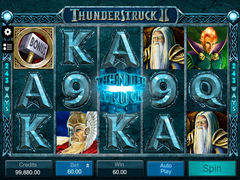 Zocken Sie Thunderstruck II Slot um Echtgeld mit einem Casino Bonus Code ohne Einzahlung